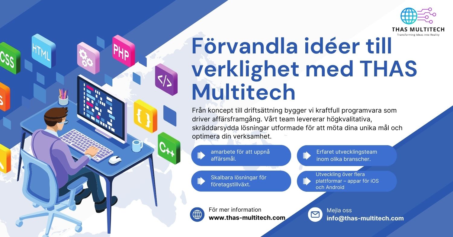 Förvandla idéer till verklighet med Thas Multitech: Din betrodda partner för apputveckling