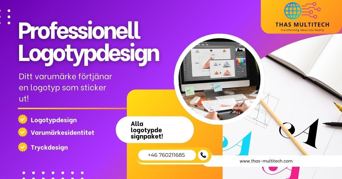 Från idé till verklighet: Vår process för logotypdesign på Thas-Multitech AB